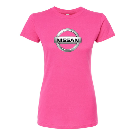 Women’s Nissan Motorsport Car Round Neck T-Shirt