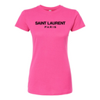 Women's  Saint Laurent Round Neck T-Shirt