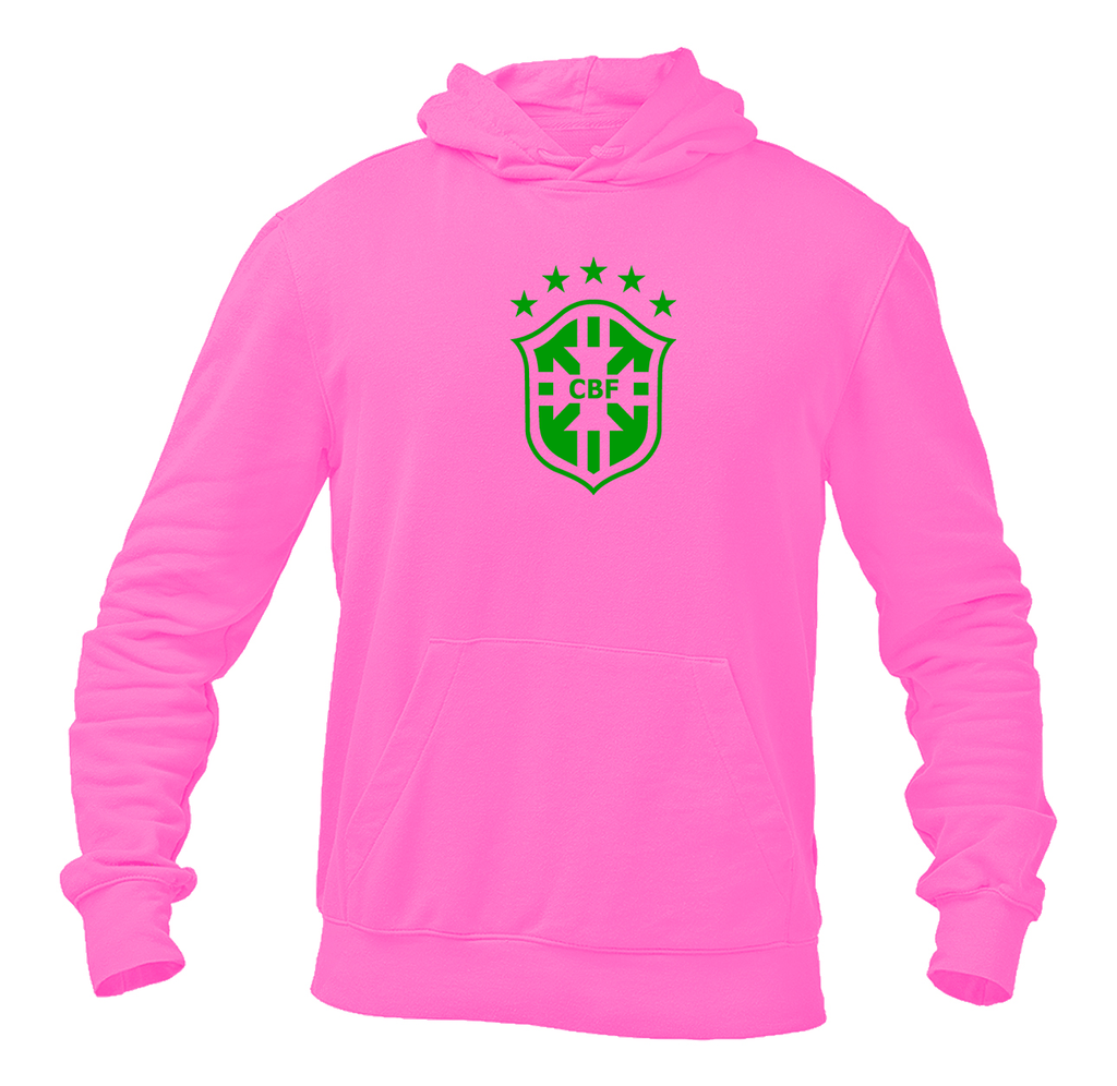 Men's Brazil Soccer Pullover Hoodie