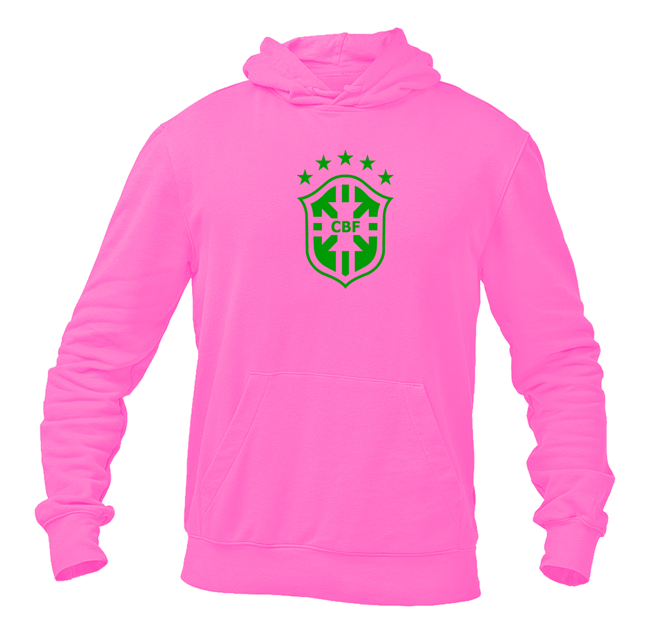 Men's Brazil Soccer Pullover Hoodie