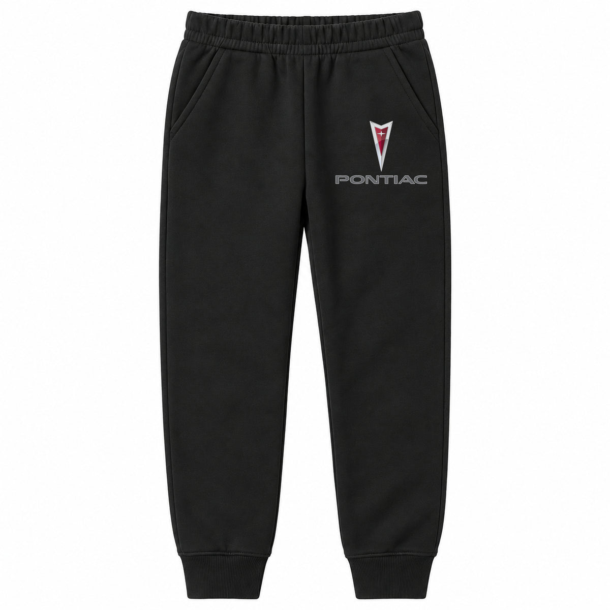 Pontiac youth jogger sweatpants in Black, Youth Large ages 10–12