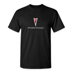 Men’s Pontiac Car Cotton T-Shirt | Color: Black | Image 1
