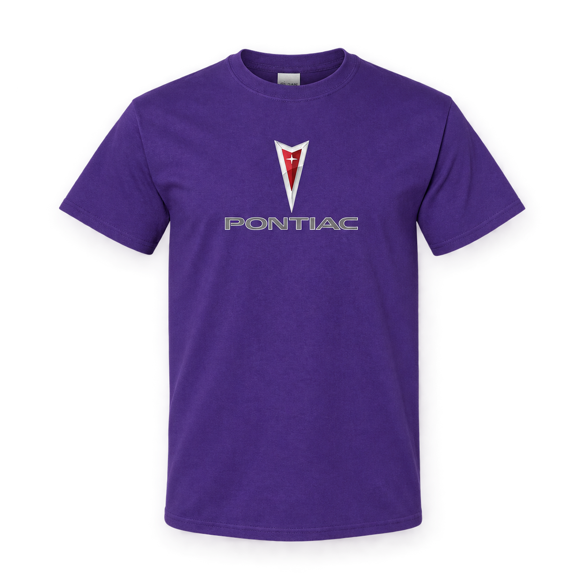 Men’s Pontiac Car Cotton T-Shirt | Color: Purple | Image 1