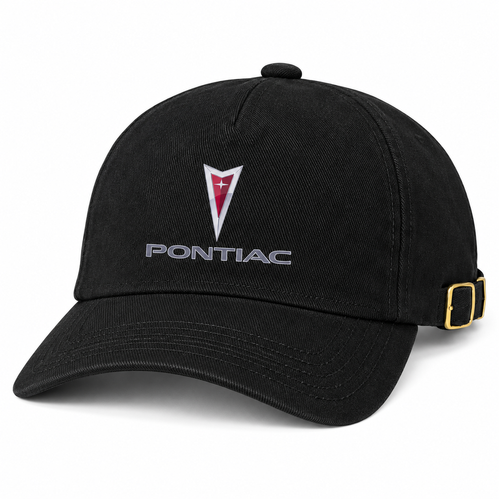 Pontiac dad baseball cap | Color: Black | Image 2