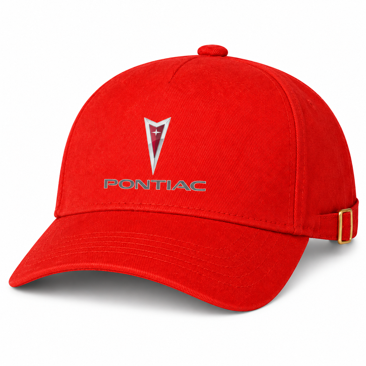 Pontiac dad baseball cap | Color: Red | Image 2