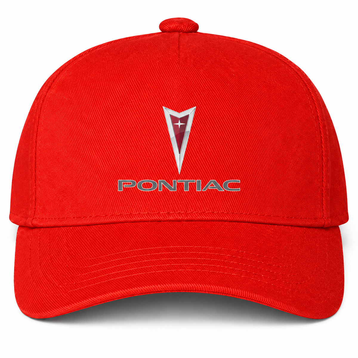 Pontiac dad baseball cap | Color: Red | Image 3