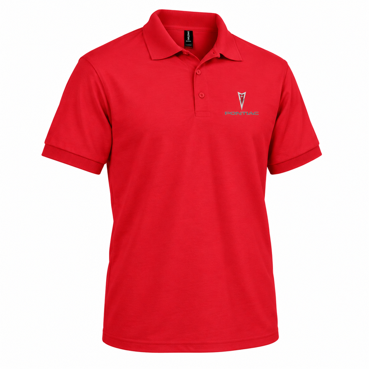 Pontiac dry blend polo | Color: Red | Image 2