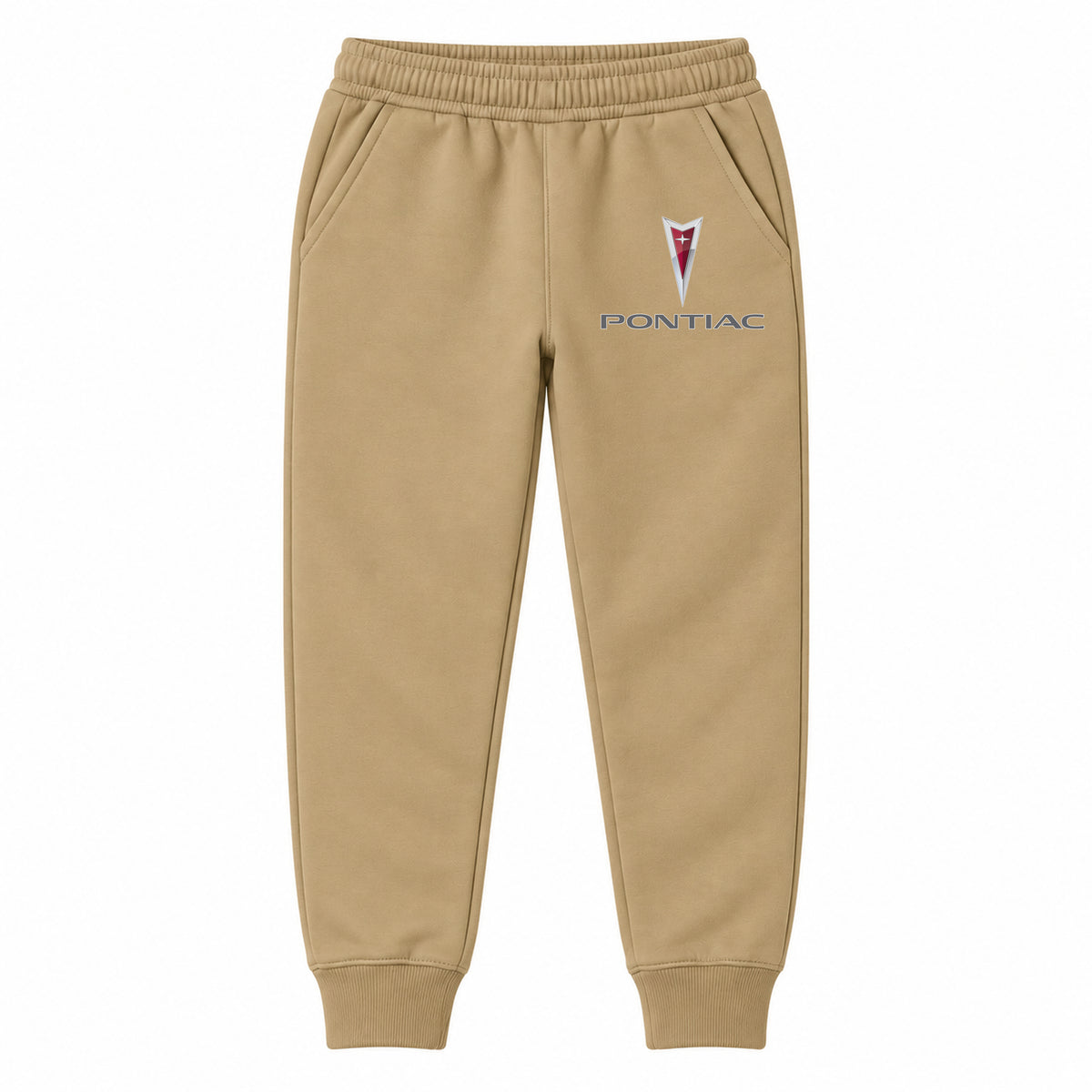 Pontiac youth jogger sweatpants in Khaki, Youth Large ages 10–12
