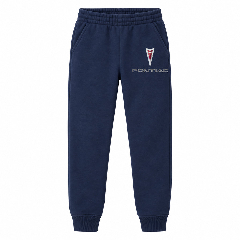Pontiac youth jogger sweatpants in Navy Blue, Youth Large ages 10–12