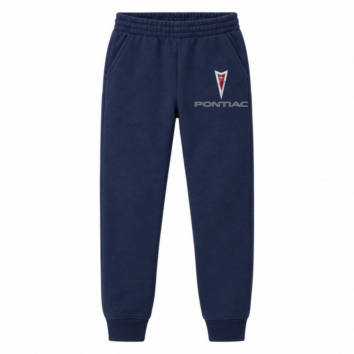 Pontiac youth jogger sweatpants in Navy Blue, Youth Large ages 10–12