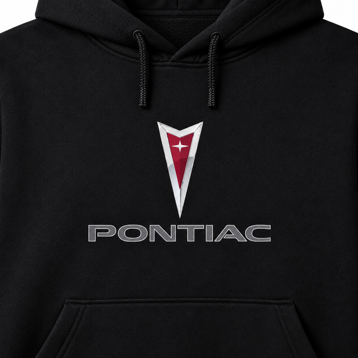 Pontiac pullover hoodie | Color: Black | Image 3