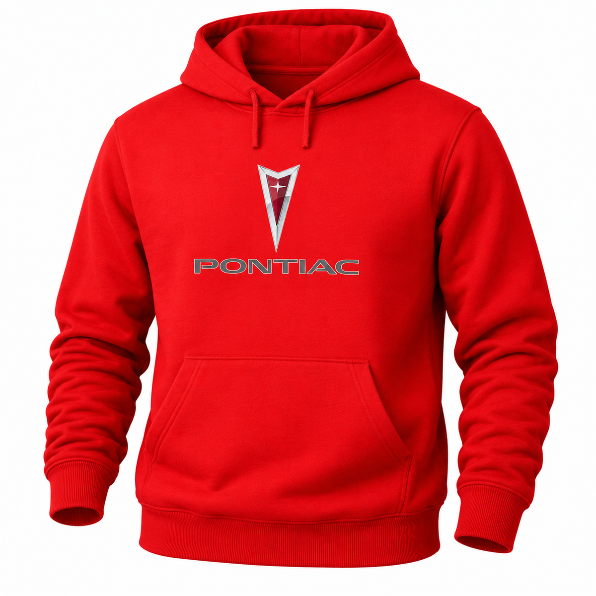 Pontiac pullover hoodie | Color: Red | Image 2