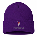 Men's Pontiac Beanie Hat — Purple — clean front main