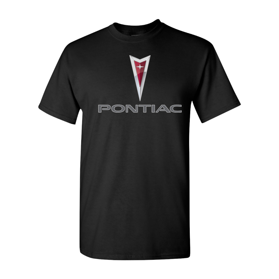 Youth Kids Pontiac Car Cotton T-Shirt | Color: Black | Main