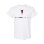 Youth Kids Pontiac Car Cotton T-Shirt | Color: White | Main