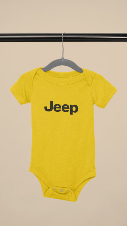 Jeep Car Baby Romper Onesie