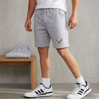 Display of men's Chevrolet Corvette fleece shorts on a neutral background, highlighting fabric texture, fit, and versatility for active or casual wear.