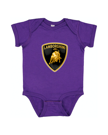 Lamborghini Car Baby Romper Onesie