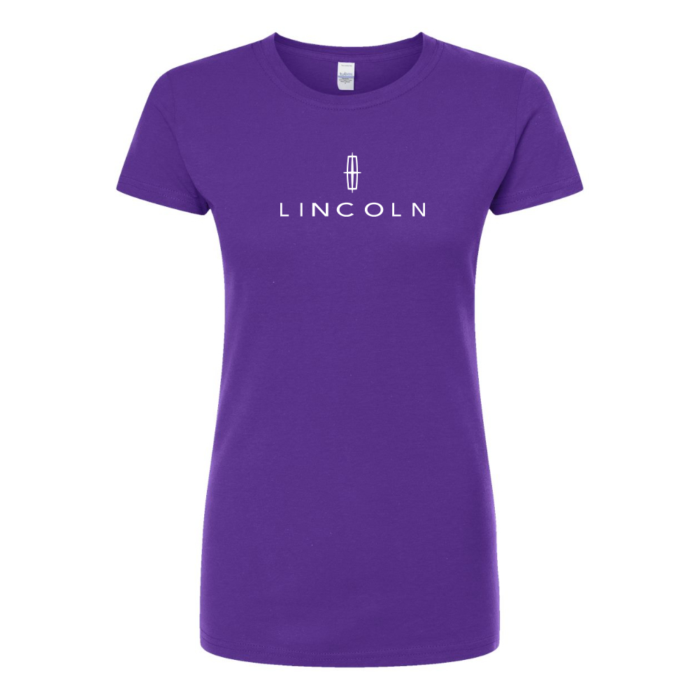 Women’s Lincoln Car Round Neck T-Shirt