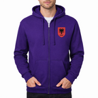 Men's Albania National Soccer Team Zipper Hoodie