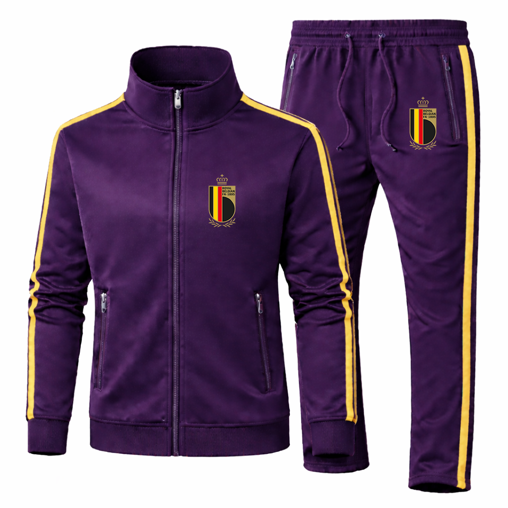 Men's Belgium National Soccer Team Logo Dri-Fit TrackSuit