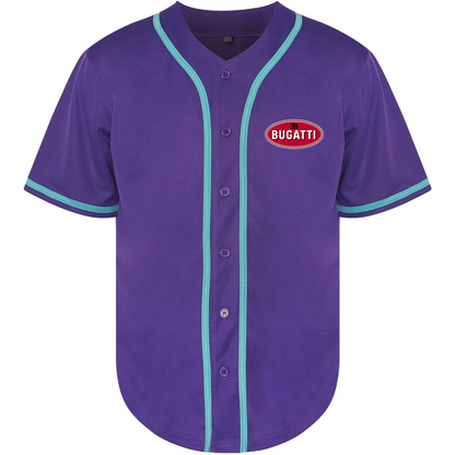 Men’s Bugatti Car Baseball Jersey