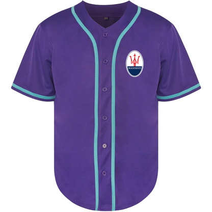 Men’s Maserati Car Baseball Jersey