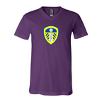Men’s Leeds United Football Club - BELLA + CANVAS - Jersey V-Neck Tee - 3005