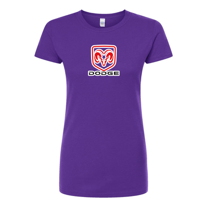 Women’s Dodge Car Round Neck T-Shirt