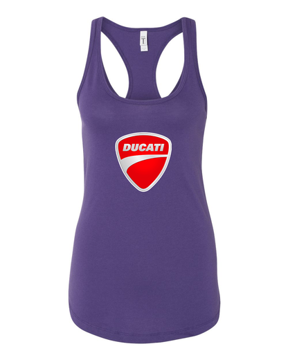 Women's Ducati Motorcycle Racerback Tank Top