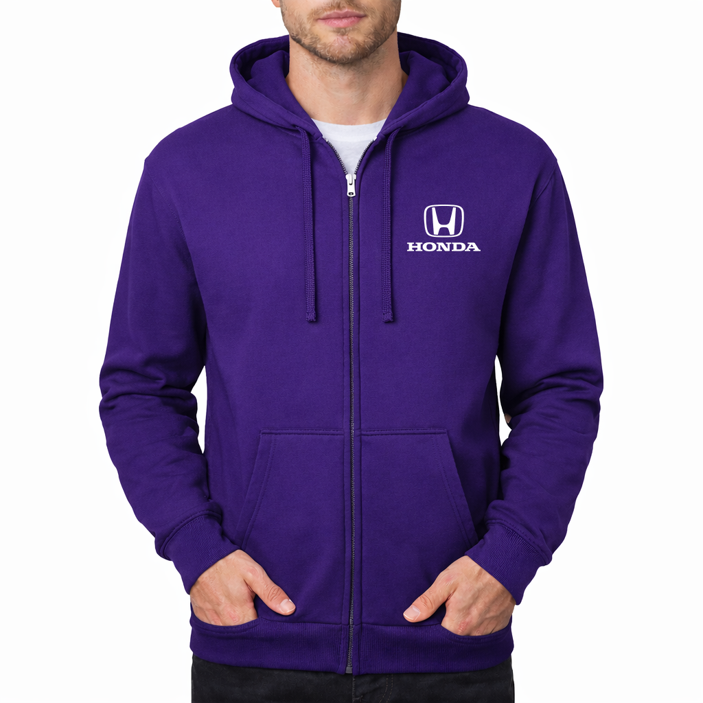 Men’s Honda Motorsport Car Zipper Hoodie