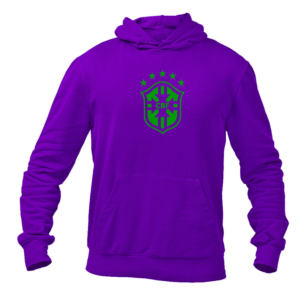 Men's Brazil Soccer Pullover Hoodie