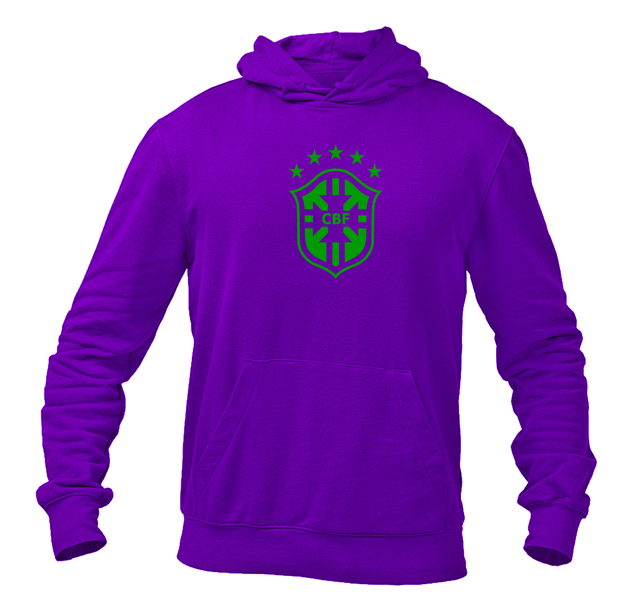 Men's Brazil Soccer Pullover Hoodie