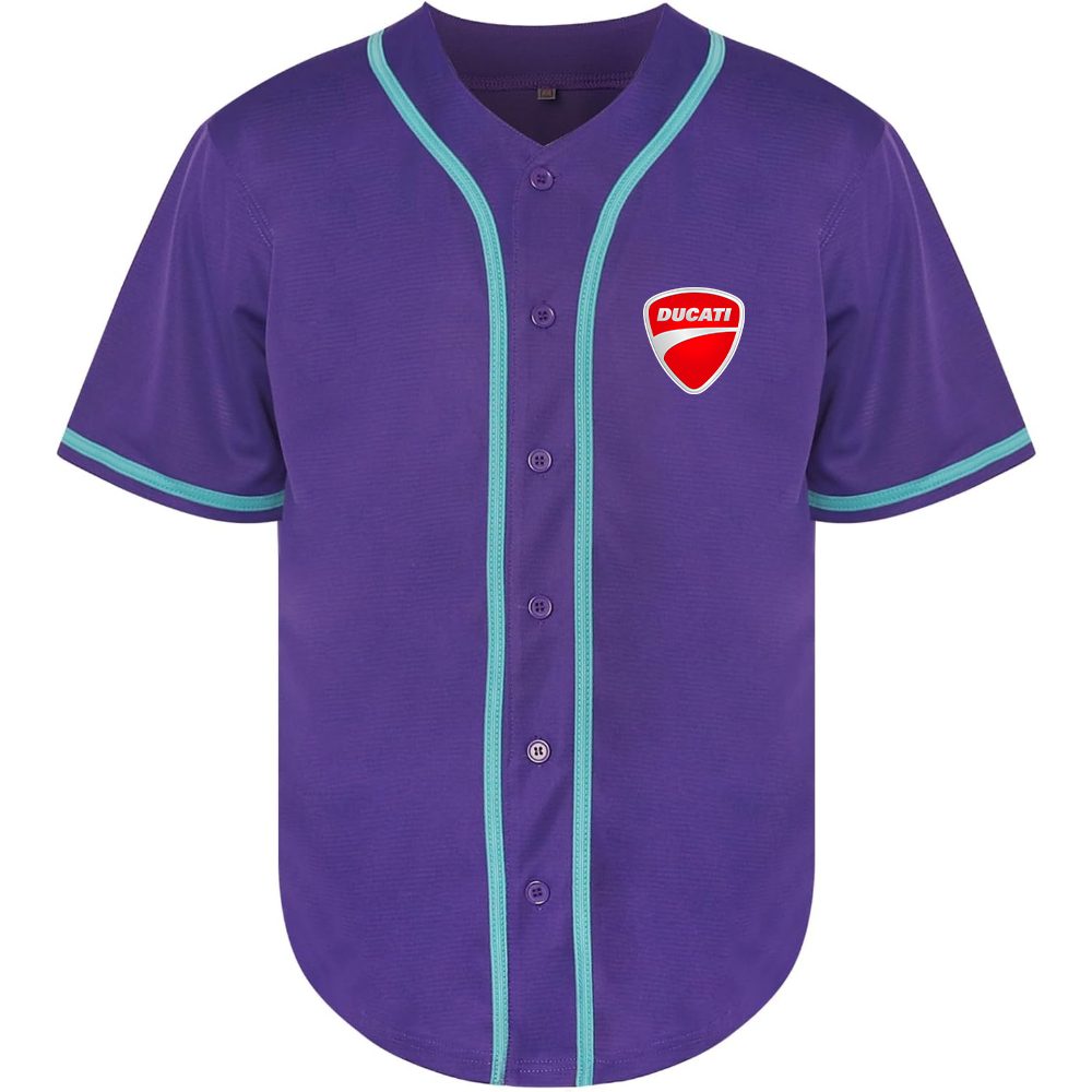 Men’s Ducati Motorcycle Baseball Jersey