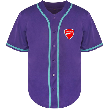 Men’s Ducati Motorcycle Baseball Jersey