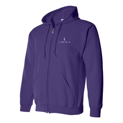 Men’s Lincoln Car Zipper Hoodie