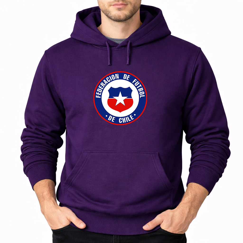 Men's Chile National Soccer Team  Pullover Hoodie