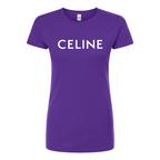 Women's Celine Round Neck T-Shirt