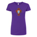 Women's Portugal National Soccer Team Round Neck T-Shirt