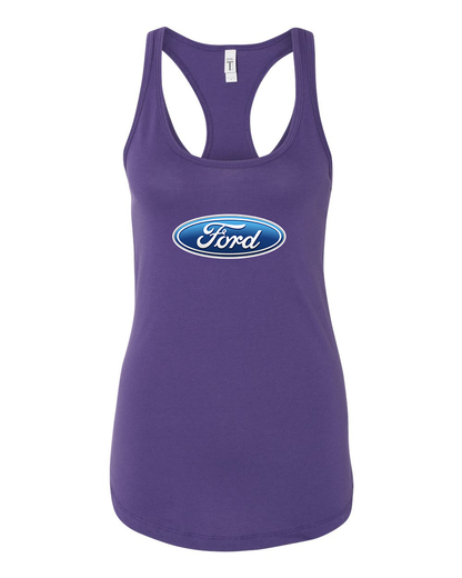 Women's Ford Car Racerback Tank Top