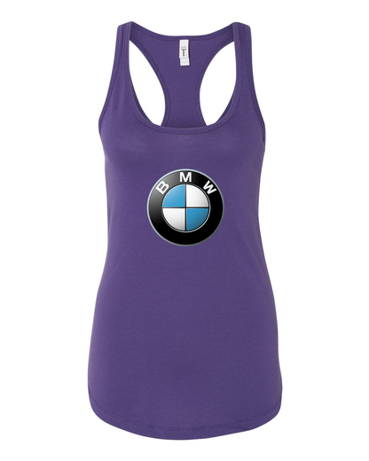 Women's BMW Motorsports Car Racerback Tank Top