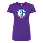 Women's Schalke 04 FC Round Neck T-Shirt