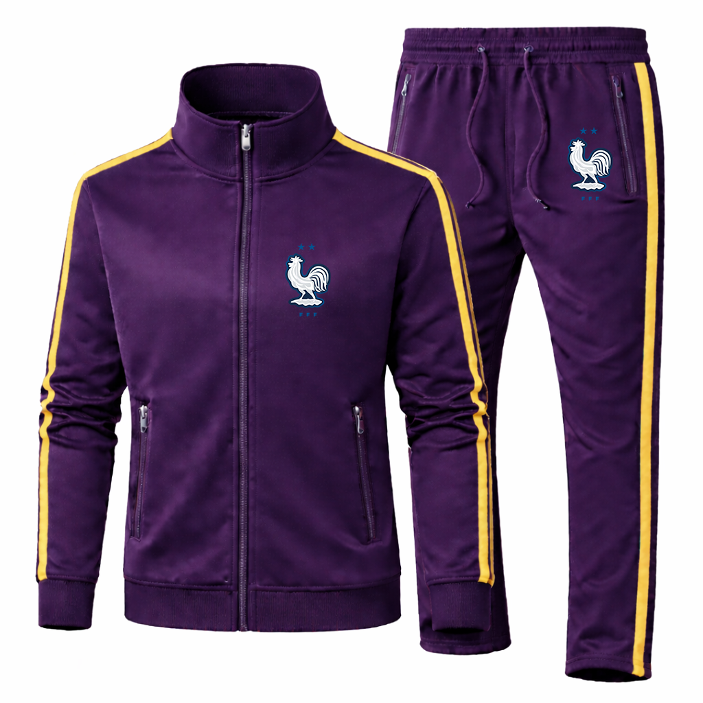 Men's France National Soccer Team Logo Dri-Fit TrackSuit
