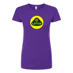 Women’s Lotus Car Round Neck T-Shirt