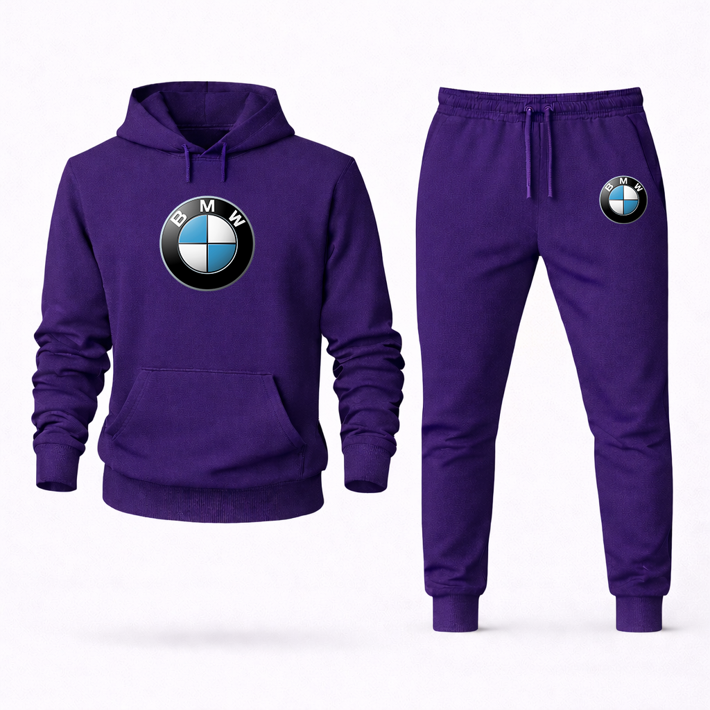 Men's BMW Motorsports Car Hoodie Joggers Set