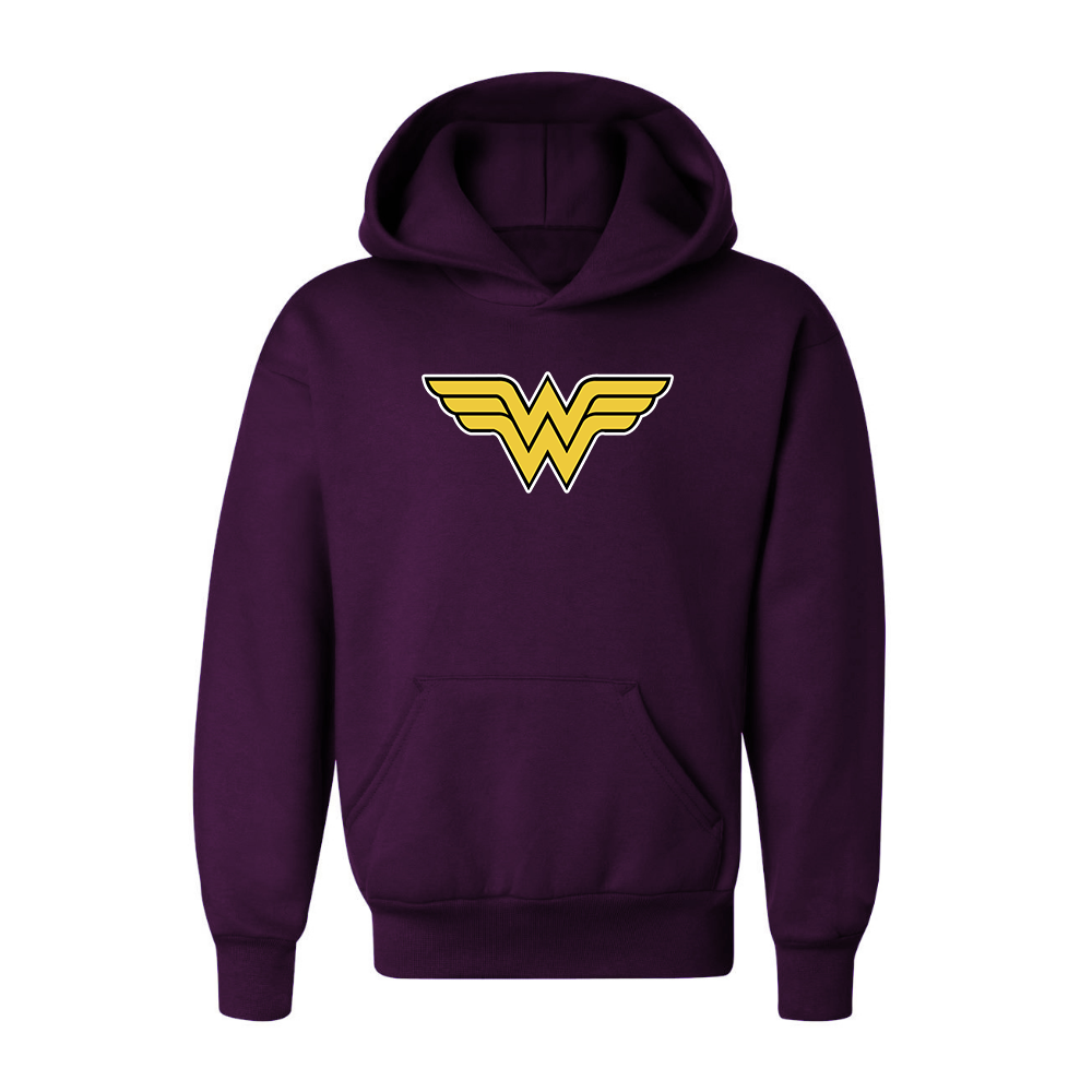 Youth Kids Wonder Woman Superhero Pullover Hoodie