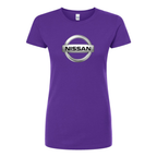 Women’s Nissan Motorsport Car Round Neck T-Shirt