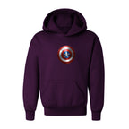 Youth Kids Captain America Superhero Pullover Hoodie