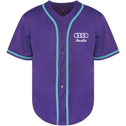 Men's Audi Motorsports Car Baseball Jersey