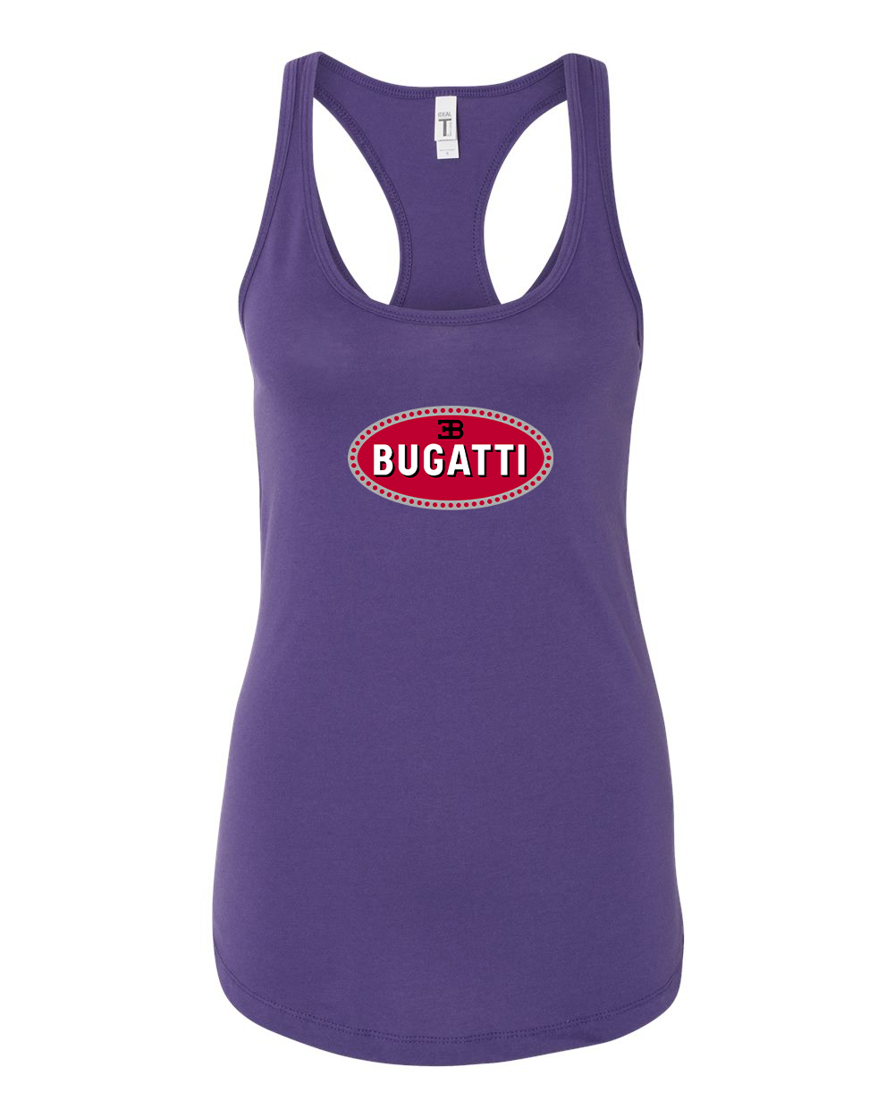 Women's Bugatti Car Racerback Tank Top